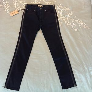 Rare Burberry London Radcliffe skinny - zipper pants originally $350